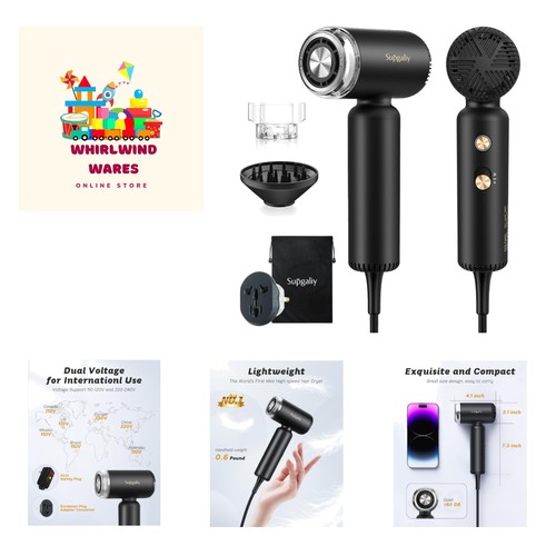 Dual voltage hair - hair, dryer
