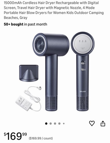 15000mah cordless hair - hair, dryer