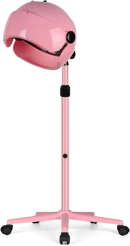 Hooded hair dryer - hooded, standing