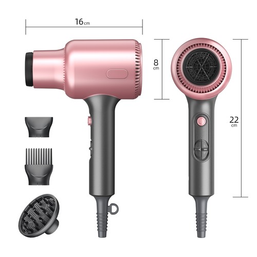 Professional hair dryer with - hair,