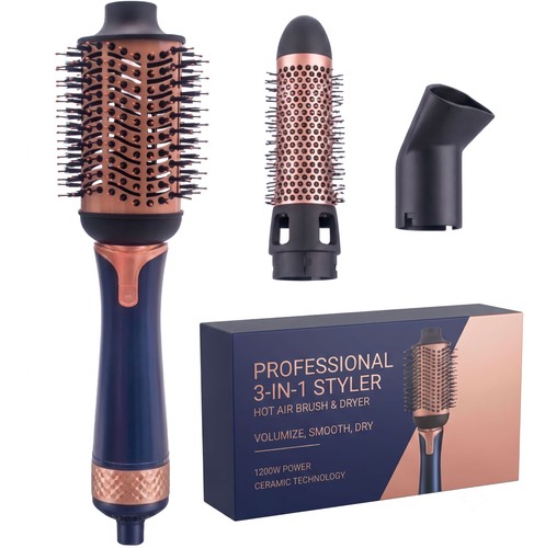 Hair dryer styler brush - 4-in-1,