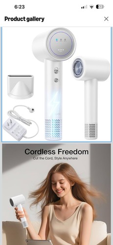 15000mah cordless hair dryer - hair,